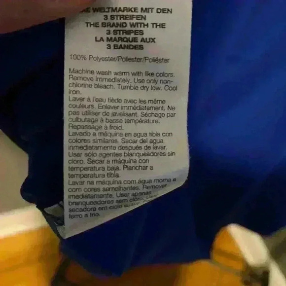 Adidas Men’s Royal Blue Polo great condition polyester size 2X - Picture 10 of 13